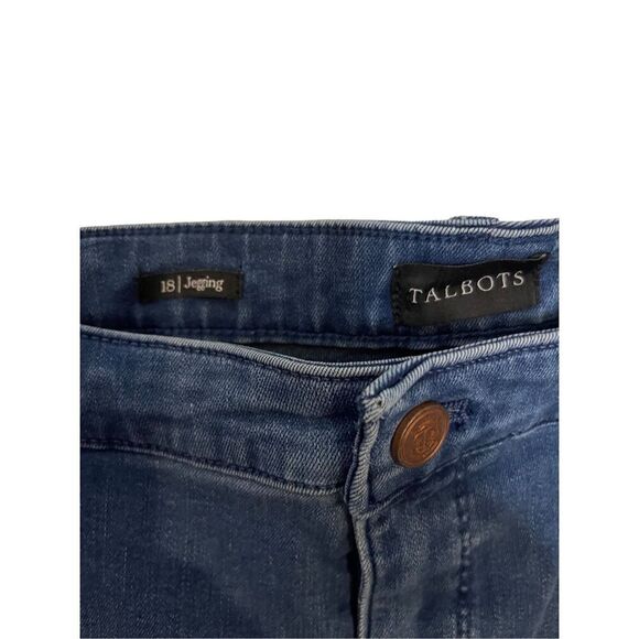 Talbots Plus Medium Wash Jegging Size 18 - Picture 2 of 3